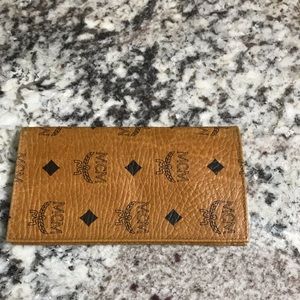 MCM checkbook holder